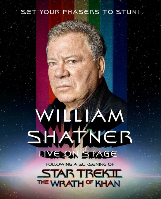 William Shatner Live After a Screening of Star Trek II: Wrath of Khan at Hackensack Meridian Health Theatre
