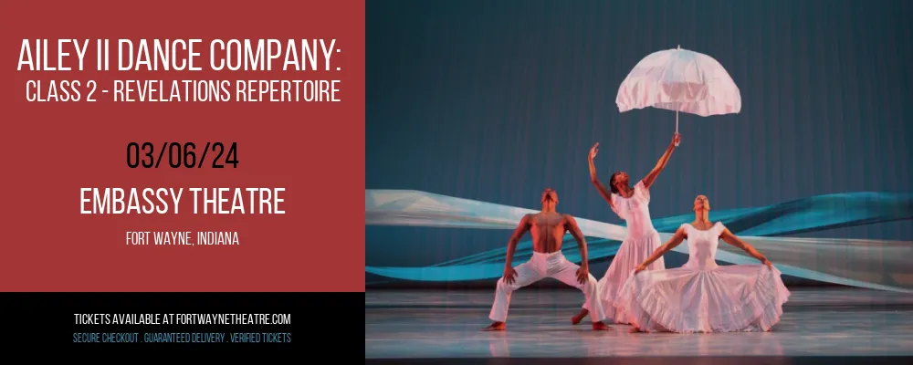Ailey II Dance Company at Embassy Theatre