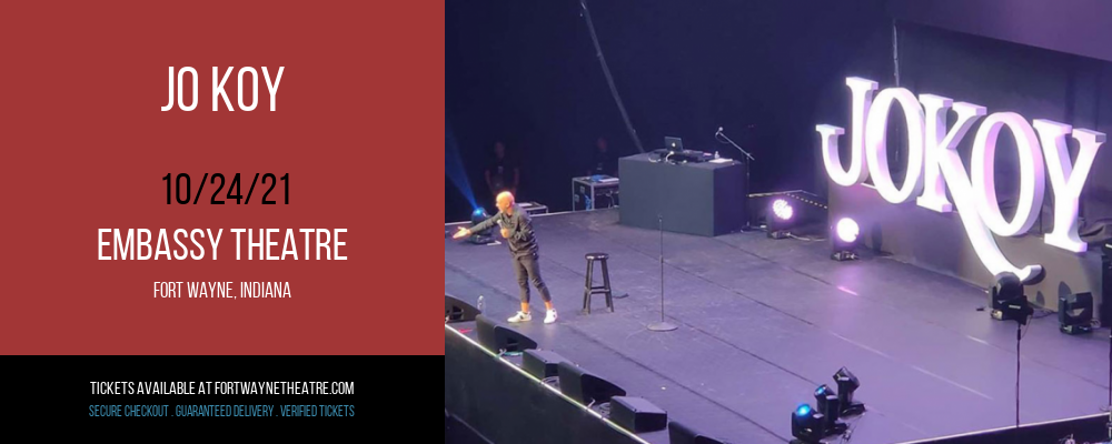Jo Koy at Embassy Theatre tickets Jo Koy at Embassy Theatre