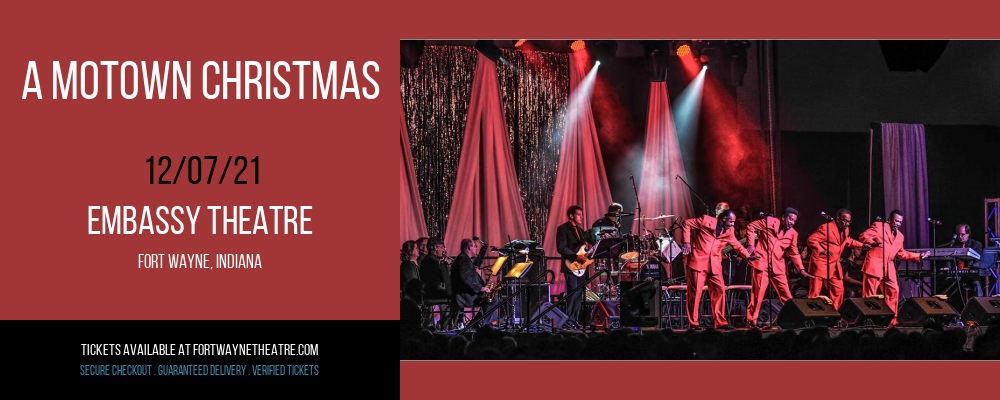 A Motown Christmas at Embassy Theatre tickets A Motown Christmas at Embassy Theatre