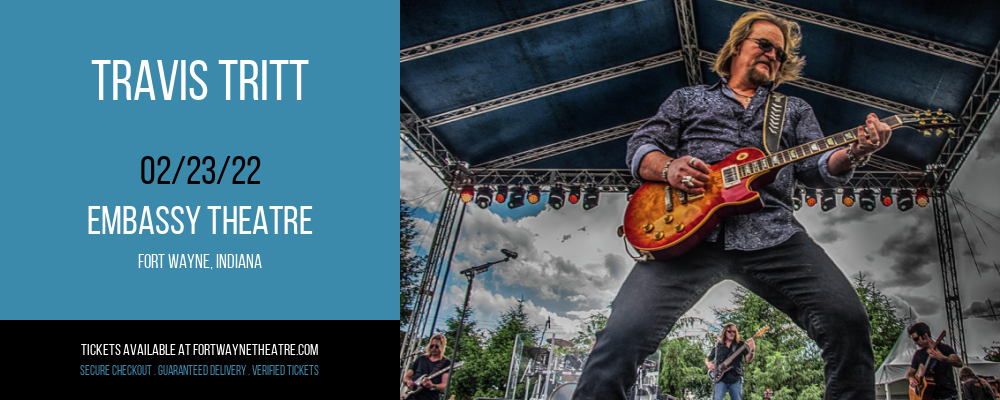 Travis Tritt at Embassy Theatre tickets Travis Tritt at Embassy Theatre