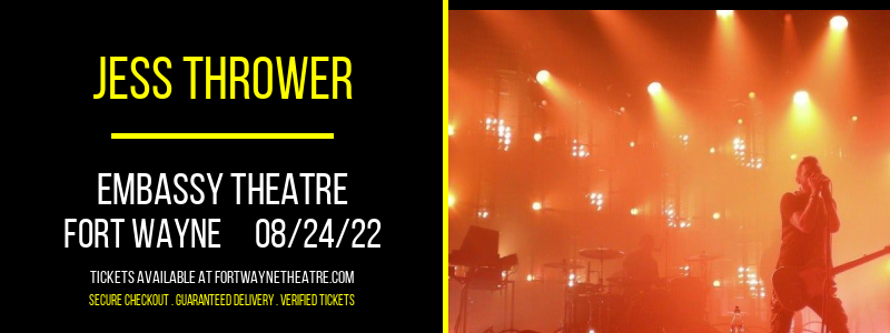 Jess Thrower at Embassy Theatre tickets Jess Thrower at Embassy Theatre