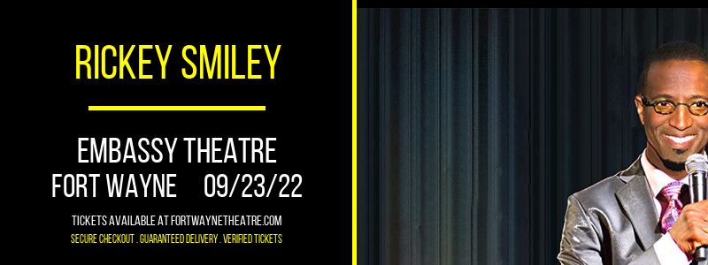 Rickey Smiley at Embassy Theatre tickets Rickey Smiley at Embassy Theatre