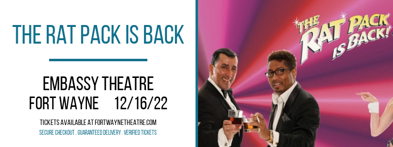The Rat Pack Is Back at Embassy Theatre tickets The Rat Pack Is Back at Embassy Theatre