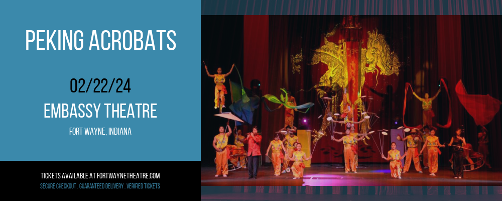 Peking Acrobats at Embassy Theatre