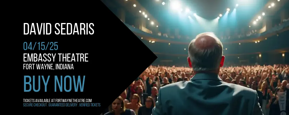 David Sedaris at Embassy Theatre